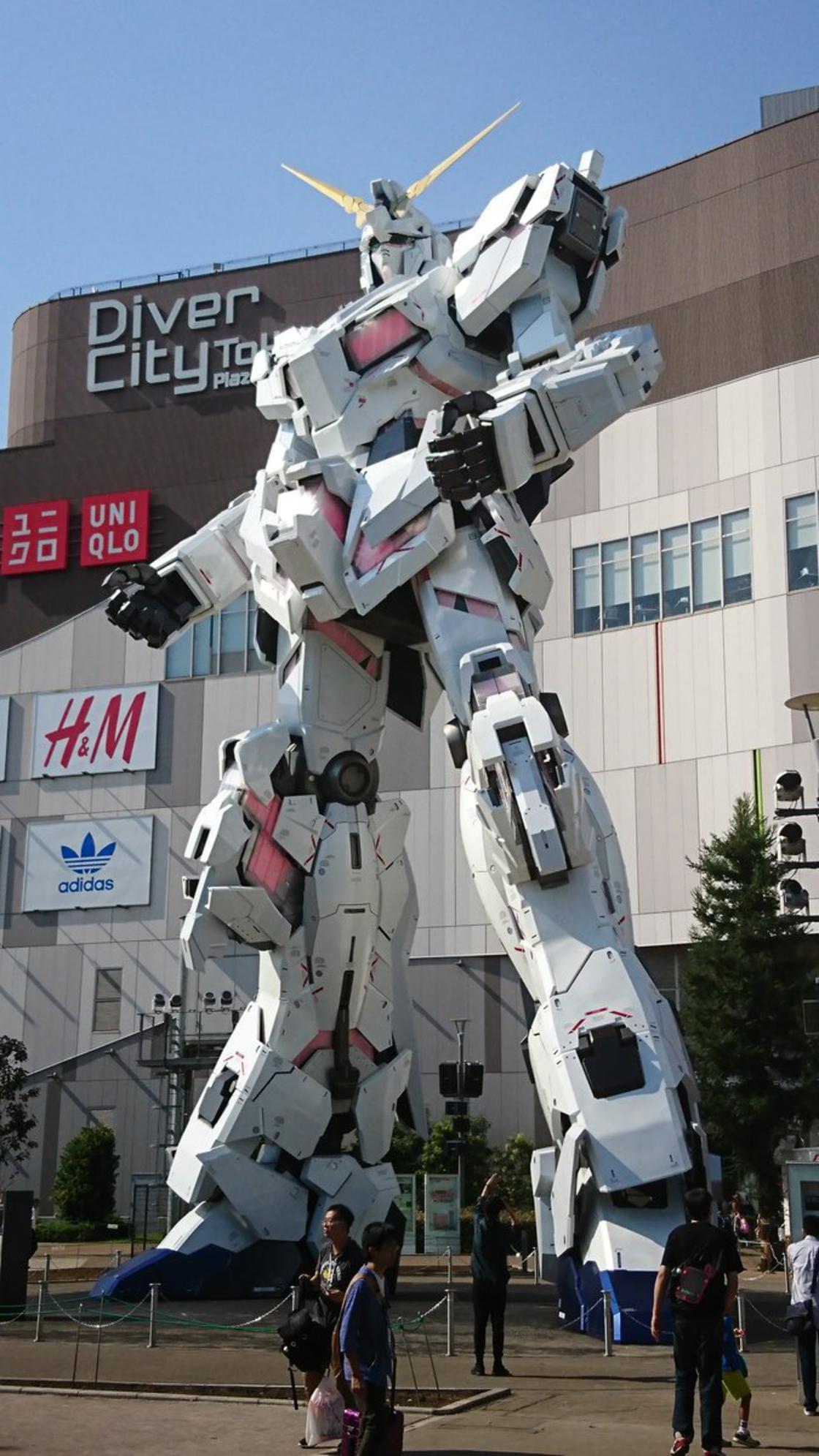 gundam unicorn japan life size