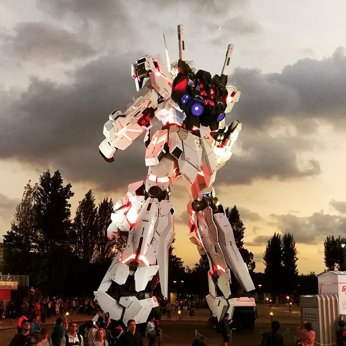 Tokyo unveils its new life-sized Gundam!