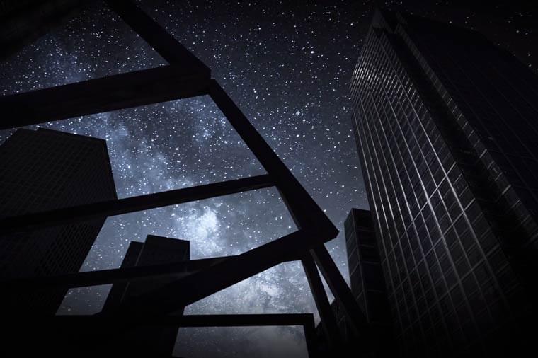 Blackout City – When the night sky and stars become visible again